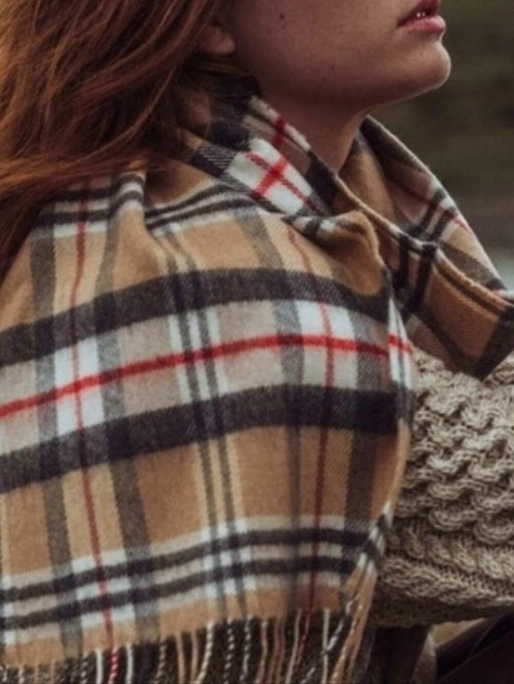 John Hanly Plaid Scarf/Wrap Ireland
